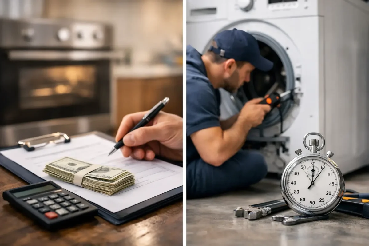 Appliance Repair Flat Rate vs Hourly Pricing